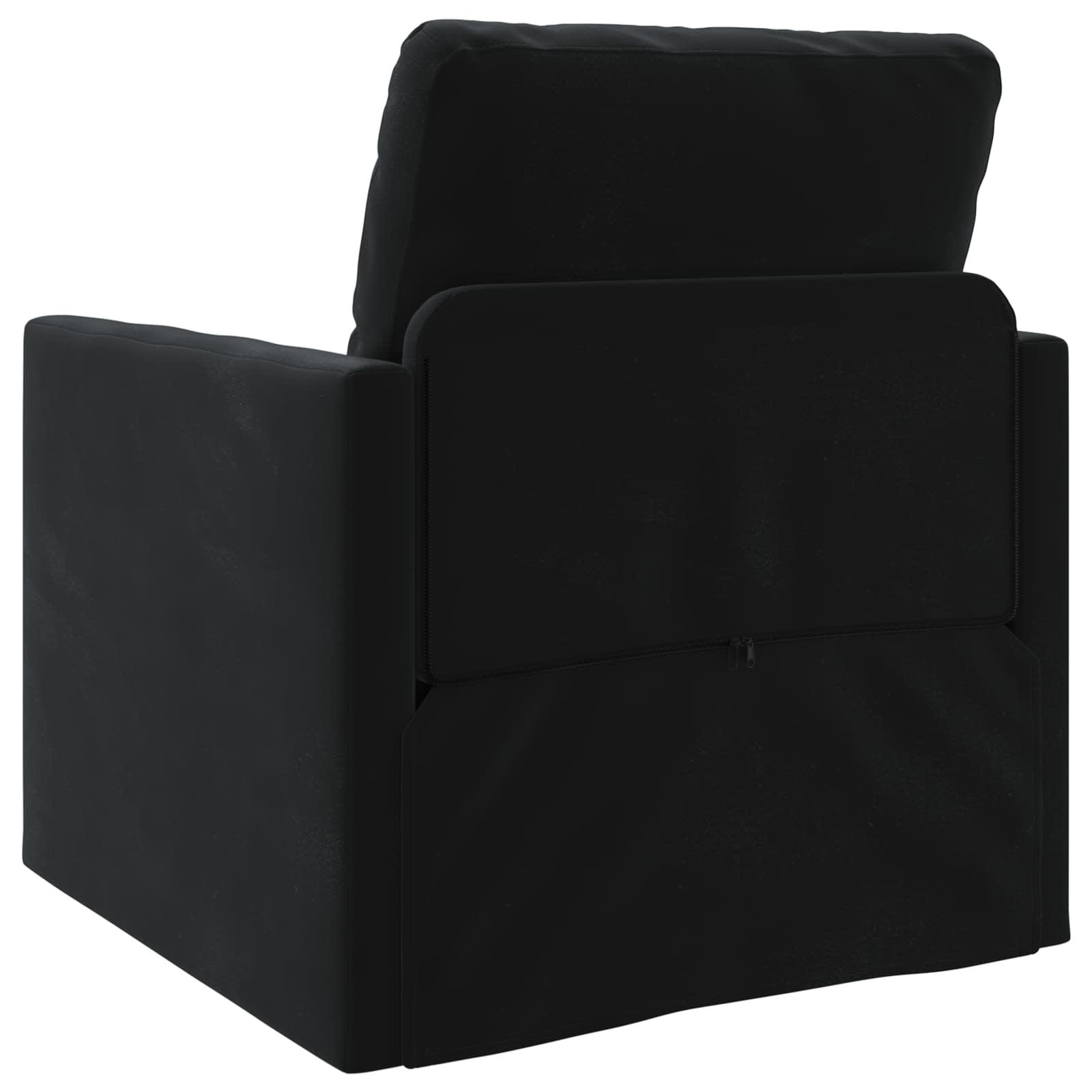 Krevet na razvlačenje Crna 74 x 77 x 81 cm Baršun