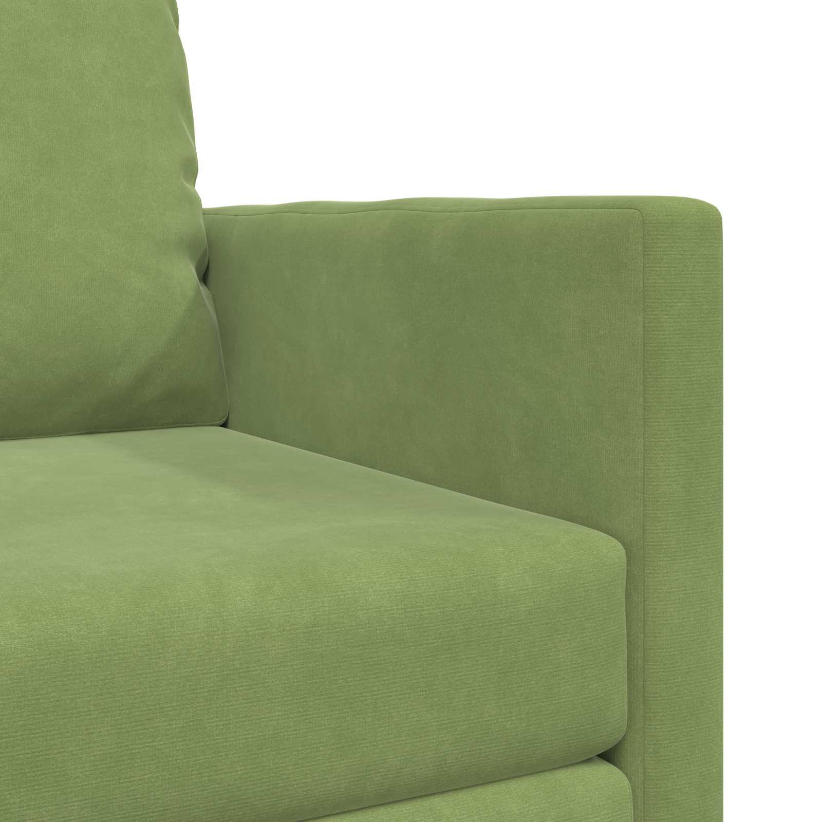 Krevet na razvlačenje Svijetlo zelena 74 x 77 x 81 cm Baršun