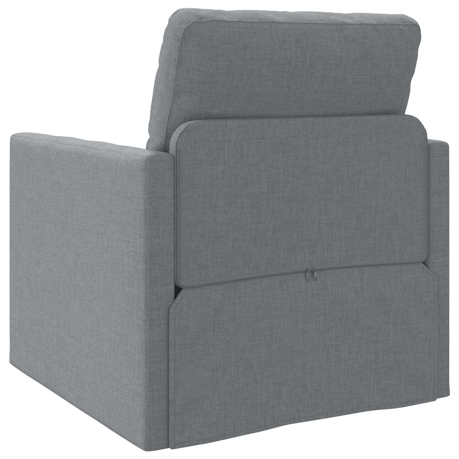 Krevet na razvlačenje 60cm Svijetlo siva tkanina