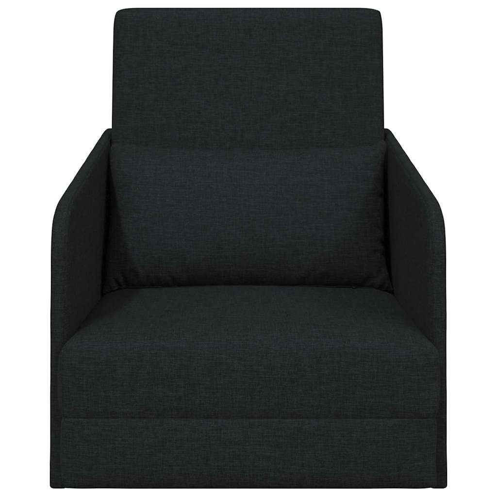 Krevet na razvlačenje Crna 65 x 80 x 83 cm tkanina