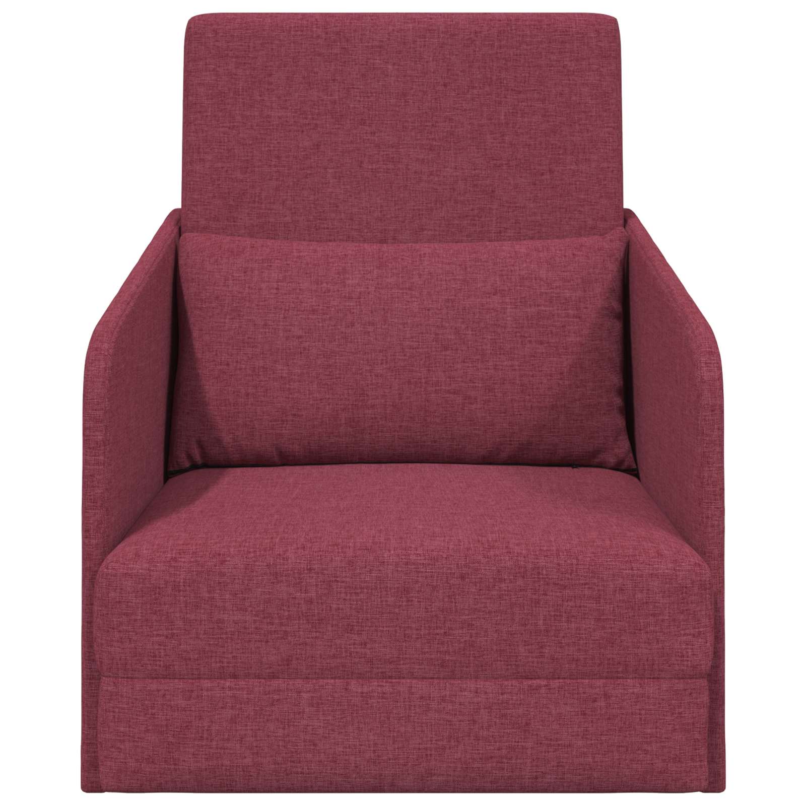 Krevet na razvlačenje Vinska crvena 65 x 80 x 83 cm tkanina