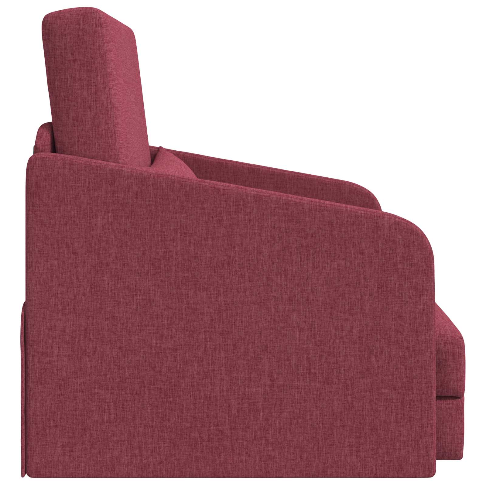 Krevet na razvlačenje Vinska crvena 65 x 80 x 83 cm tkanina