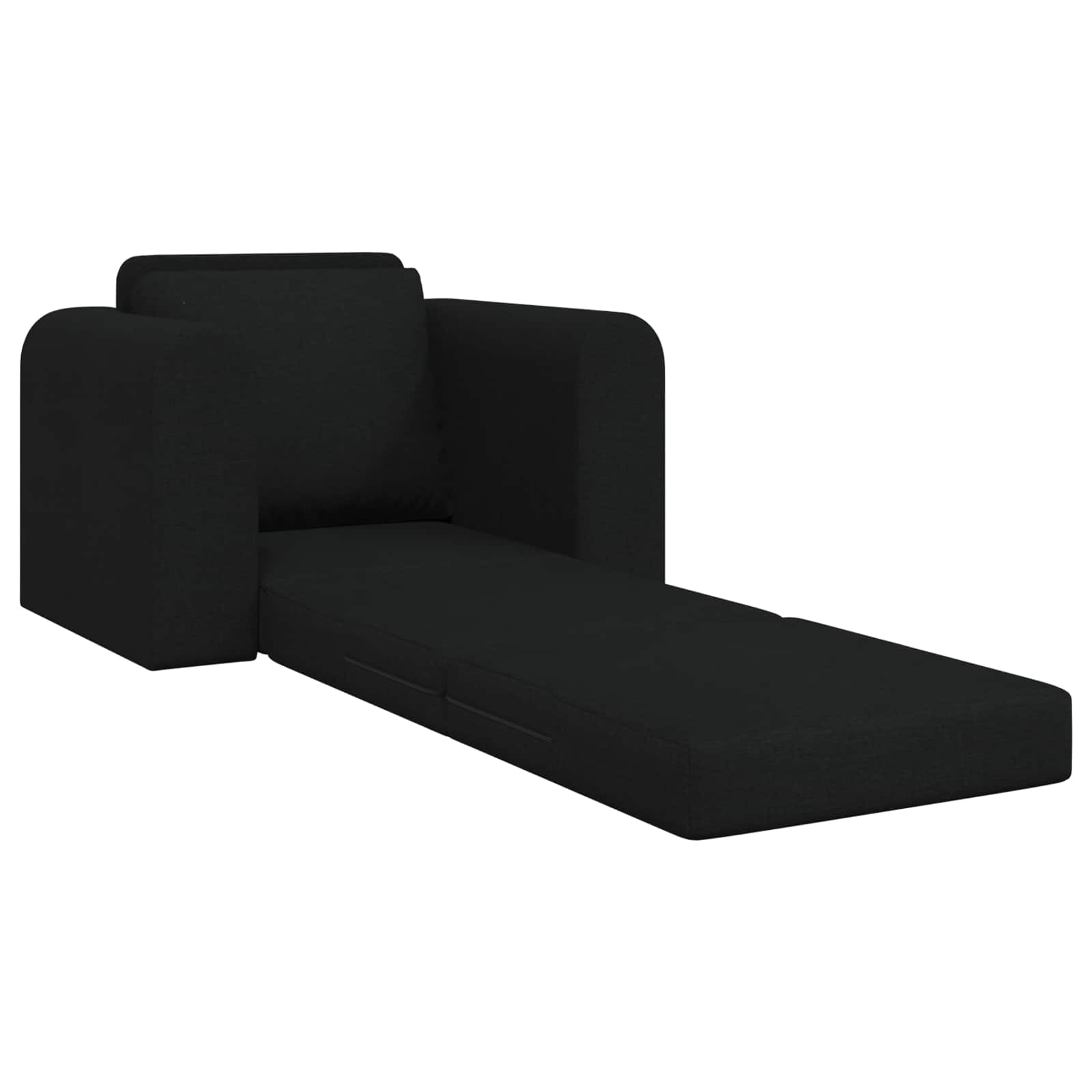 Krevet na razvlačenje Crna 98 x 71 x 83 cm tkanina
