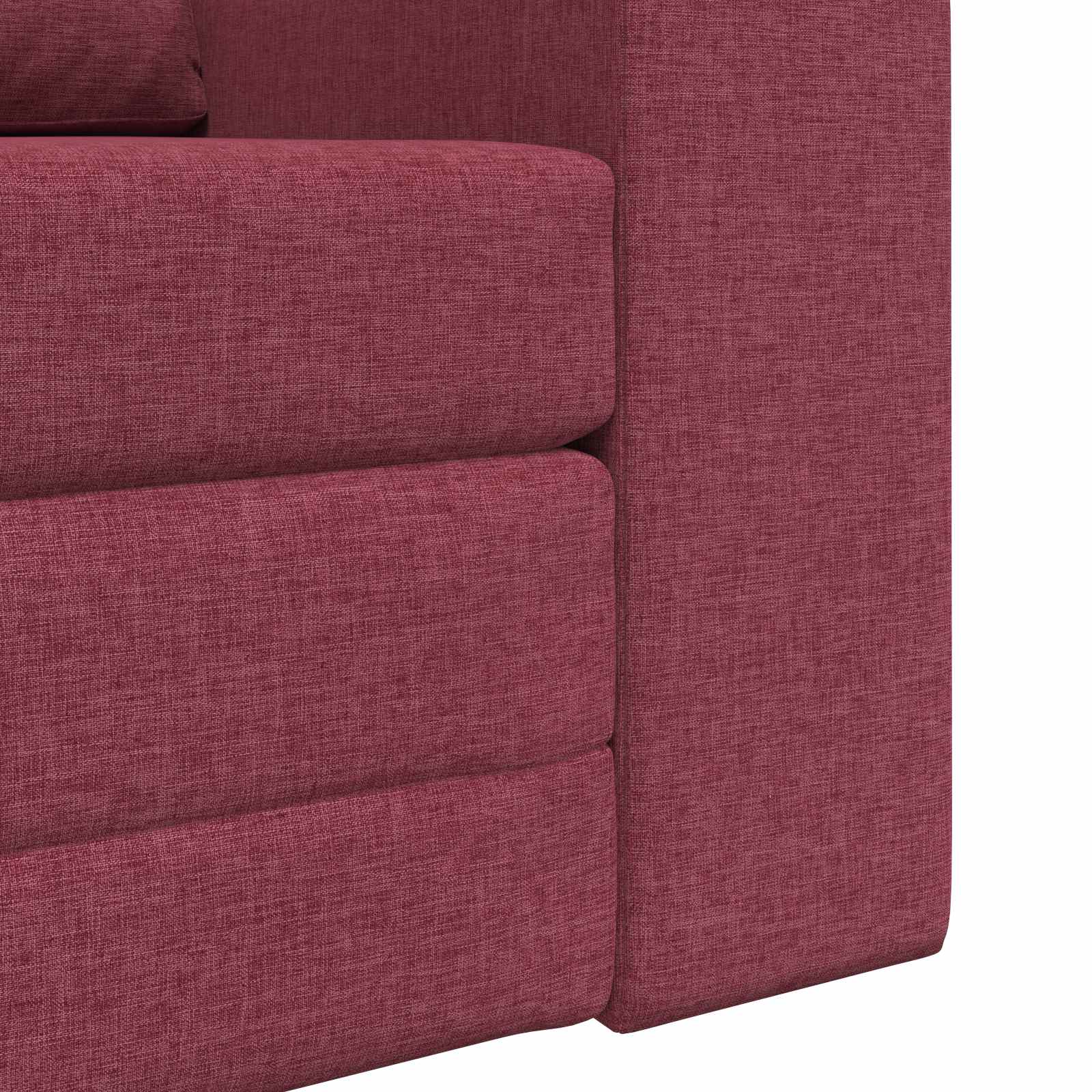 Krevet na razvlačenje Vinska crvena 98 x 71 x 83 cm tkanina