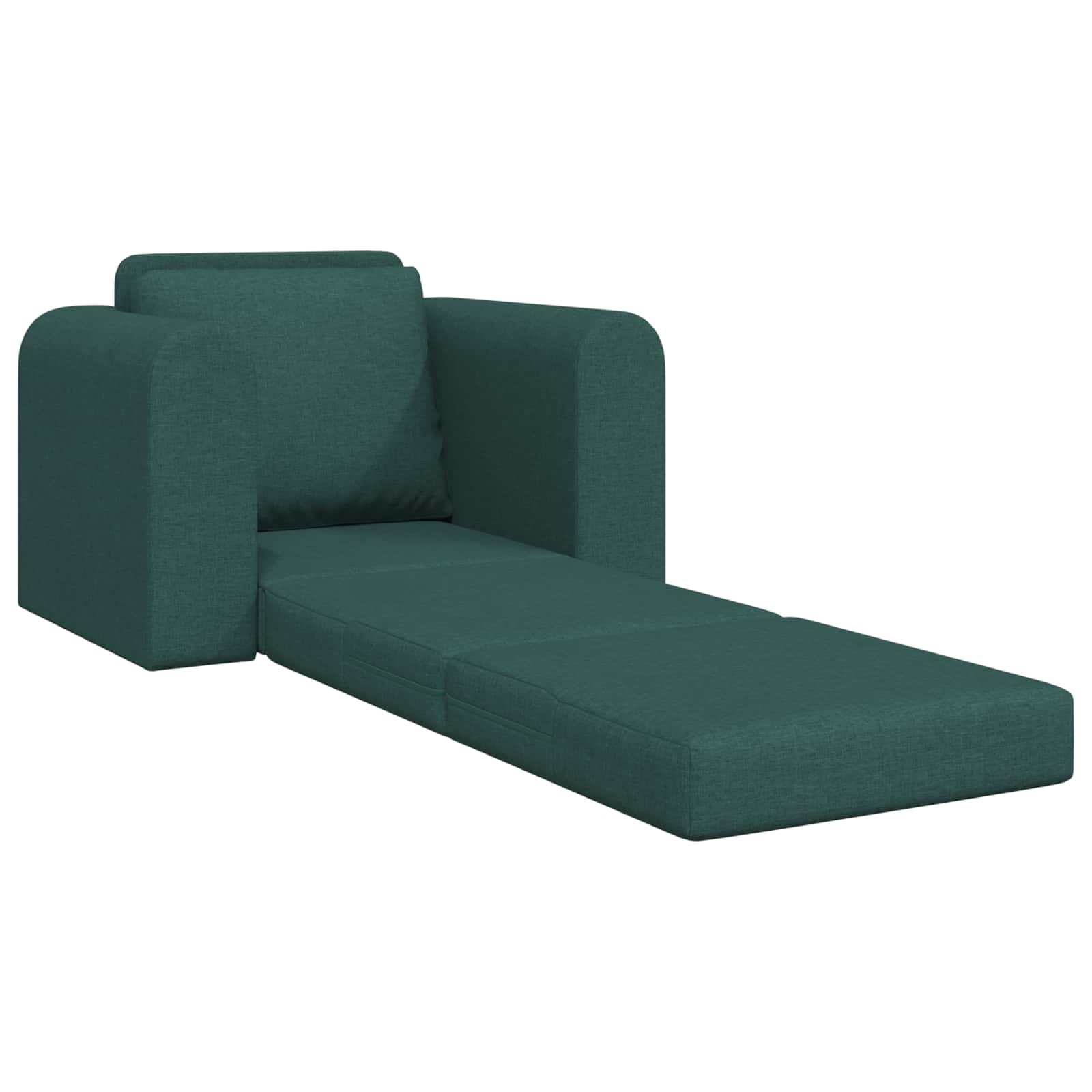 Krevet na razvlačenje Tamnozelena 98 x 71 x 83 cm tkanina