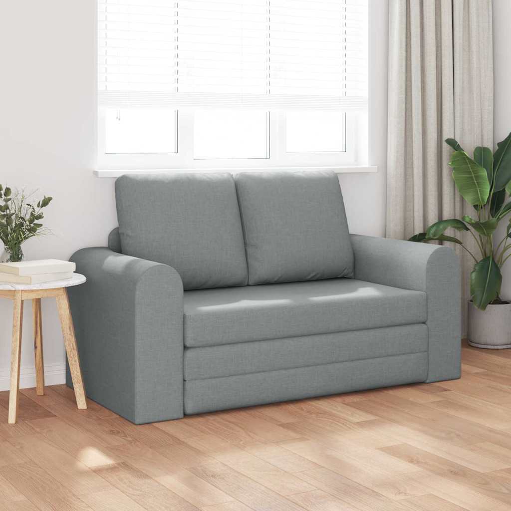 Krevet na razvlačenje 60cm Svijetlo siva tkanina