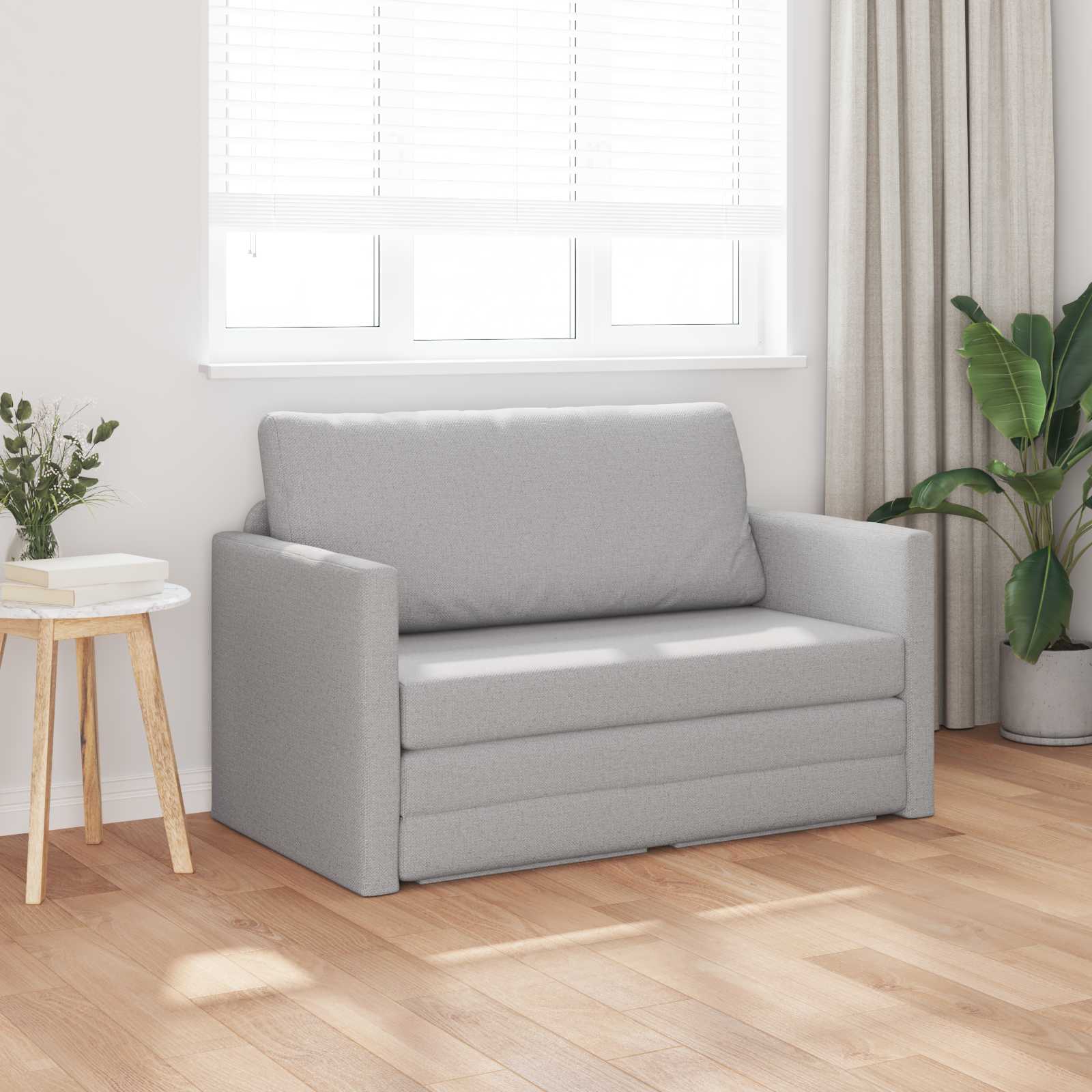 Krevet na razvlačenje Oblačnosiva 124 x 71 x 78 cm tkanina