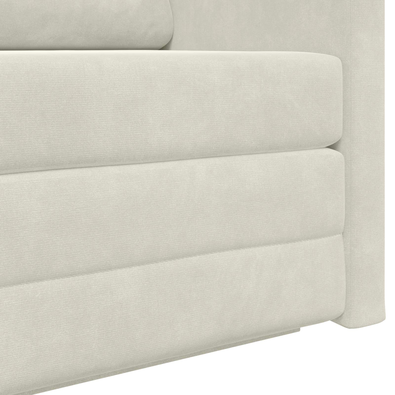 Krevet na razvlačenje Krema 124 x 71 x 78 cm Baršun