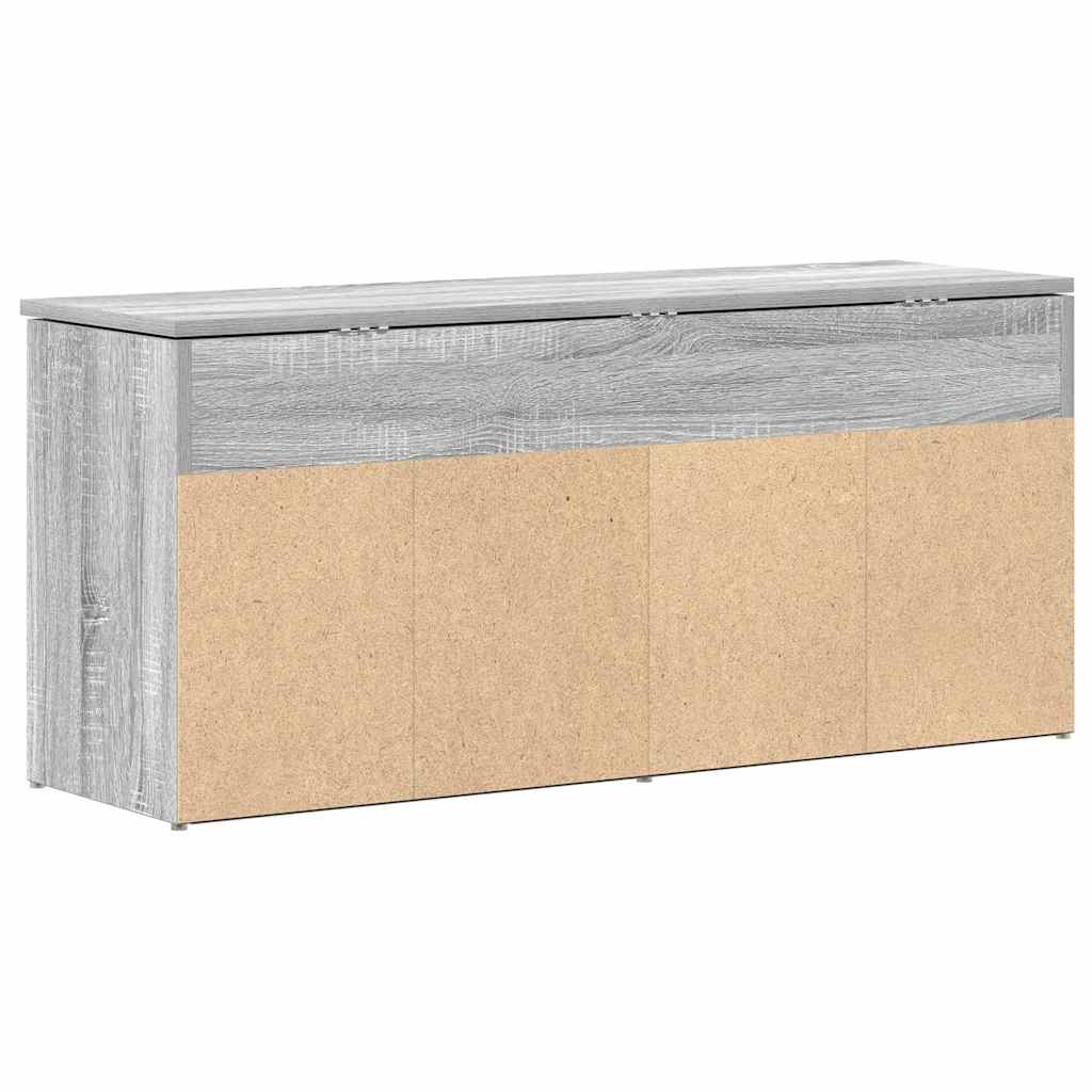 Klupa za cipele boja hrasta 102x30,5x45 cm konstruirano drvo