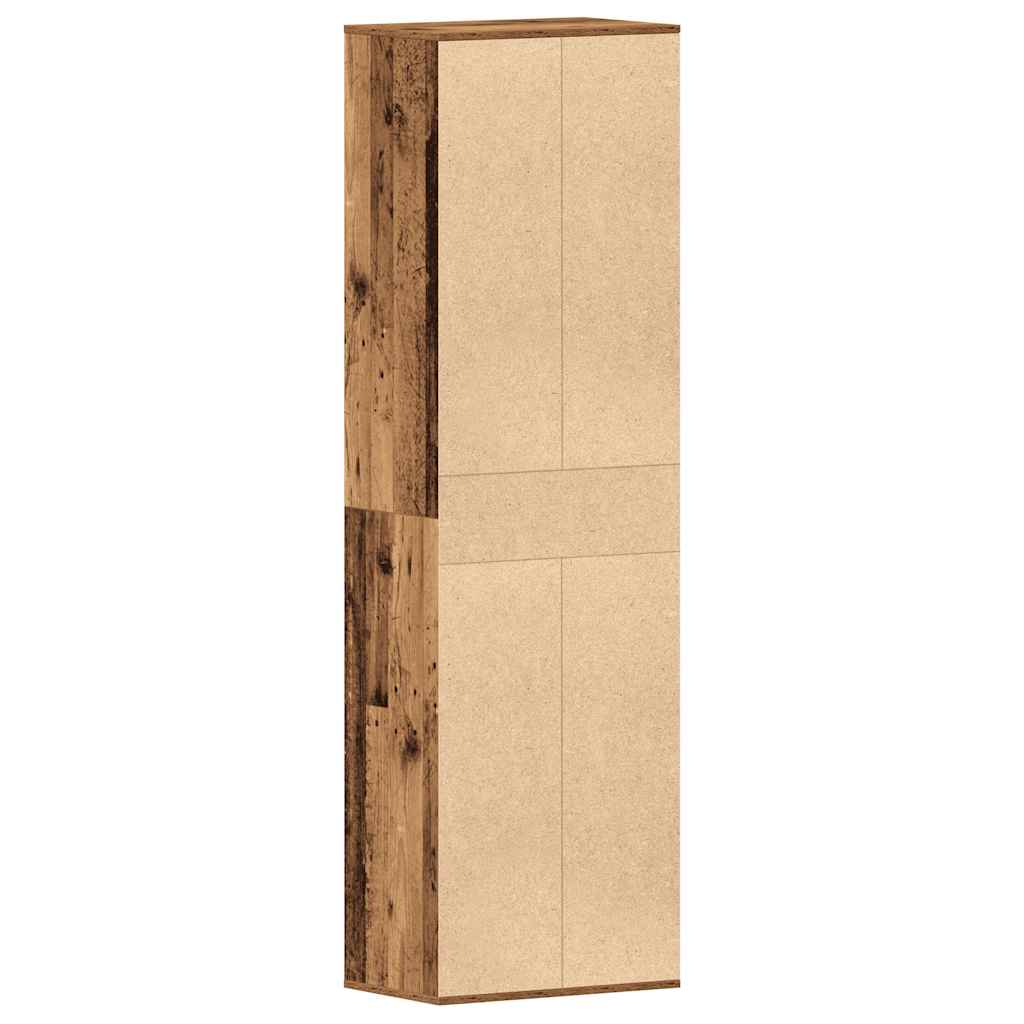 Ormarić za cipele staro drvo 54x34x183 cm konstruirano drvo
