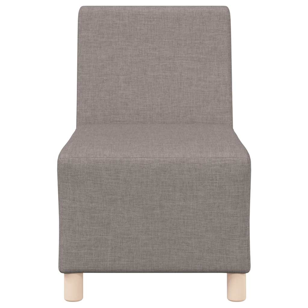 Modularna sofa bez naslona za ruke, taupe 55 cm, tkanina