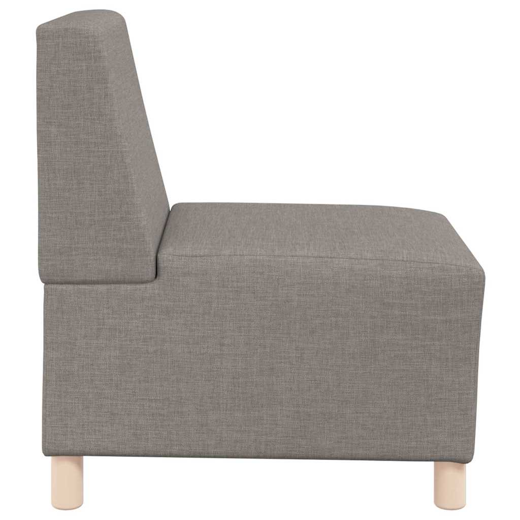 Modularna sofa bez naslona za ruke, taupe 55 cm, tkanina