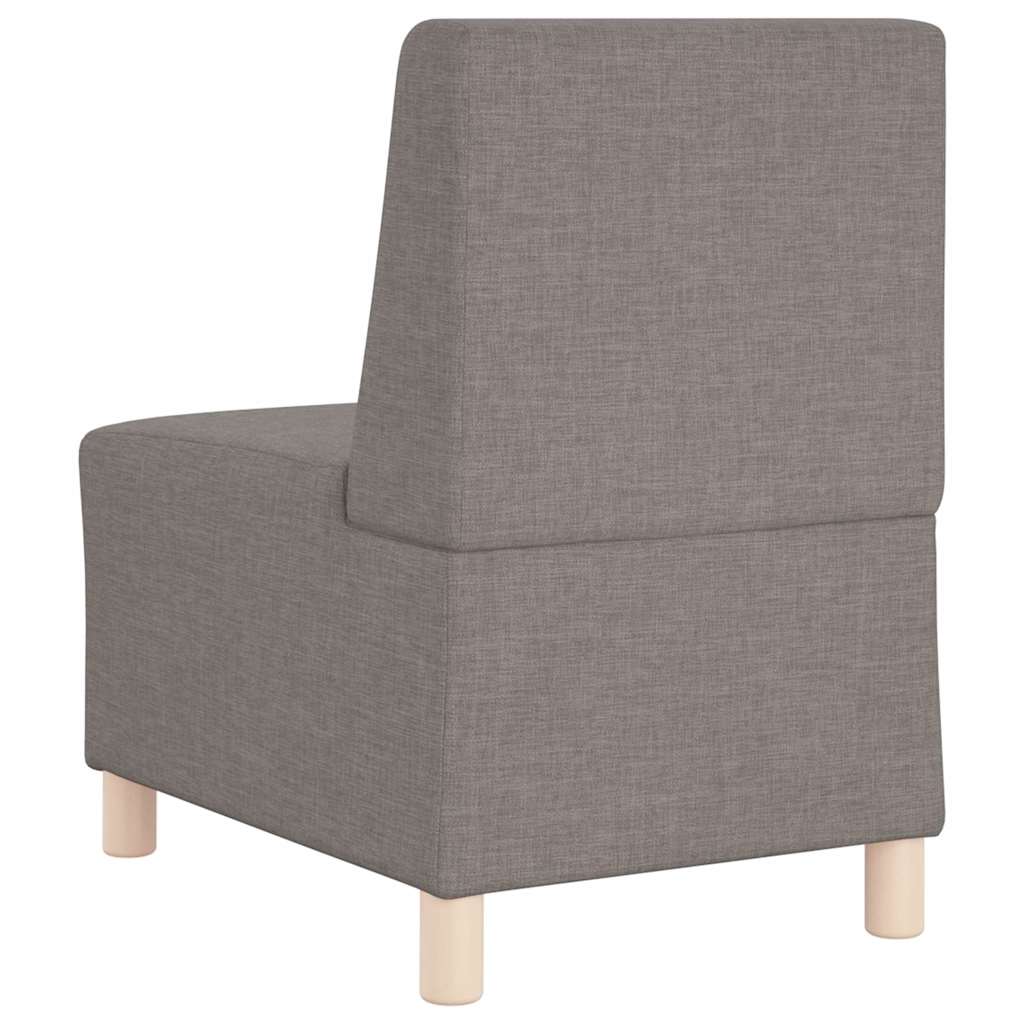 Modularna sofa bez naslona za ruke, taupe 55 cm, tkanina