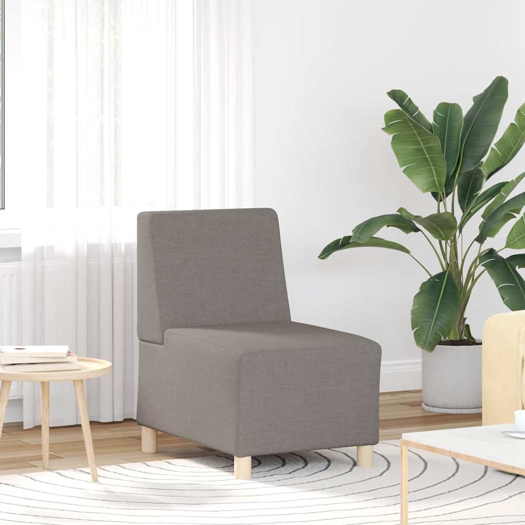 Modularna sofa bez naslona za ruke, taupe 55 cm, tkanina
