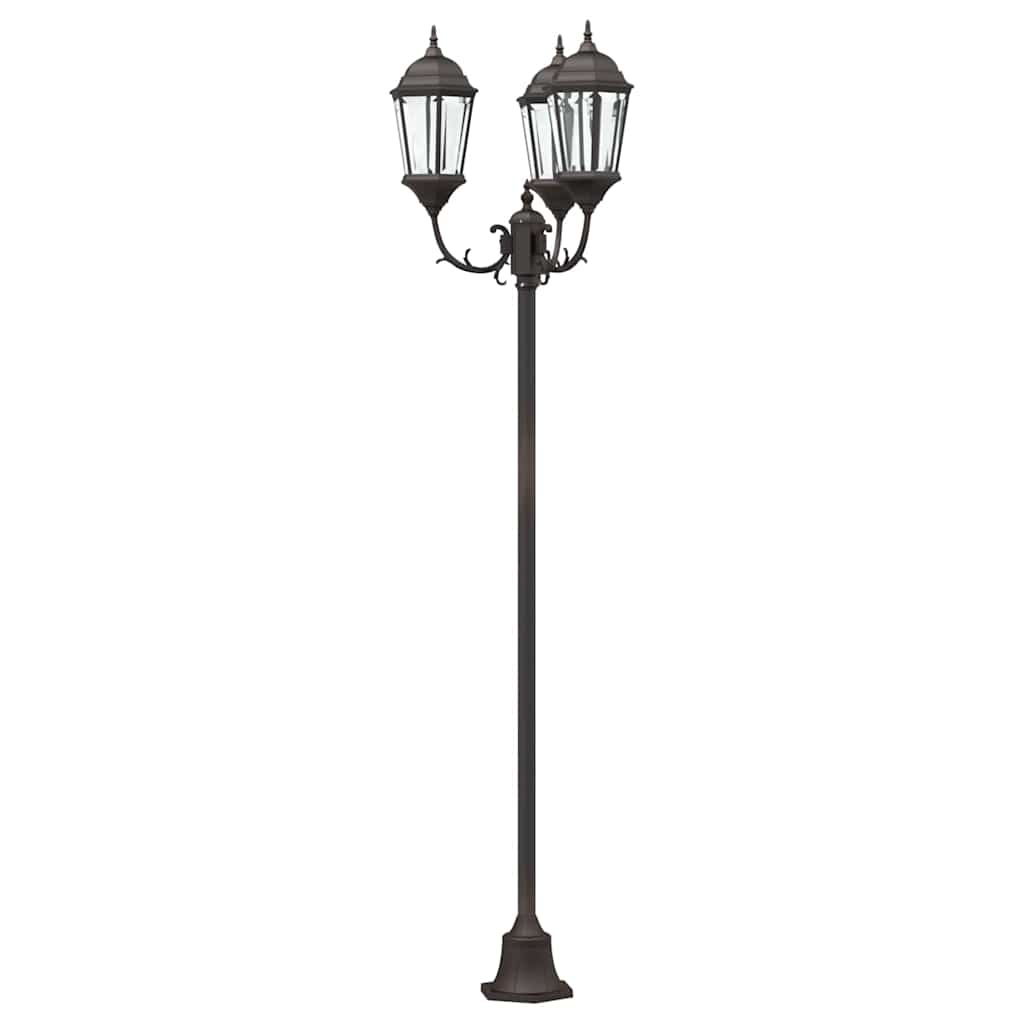 Vrtno svjetlo Bronzana 57 x 49 x 241 cm Aluminij i staklo