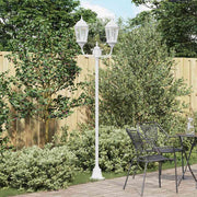 Vrtno svjetlo Bijelo 68 x 20 x 235 cm Aluminij i staklo