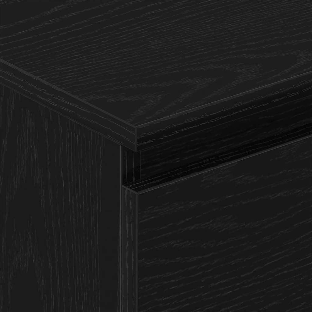 Komoda crni hrast 60x35x98,5 cm konstruirano drvo