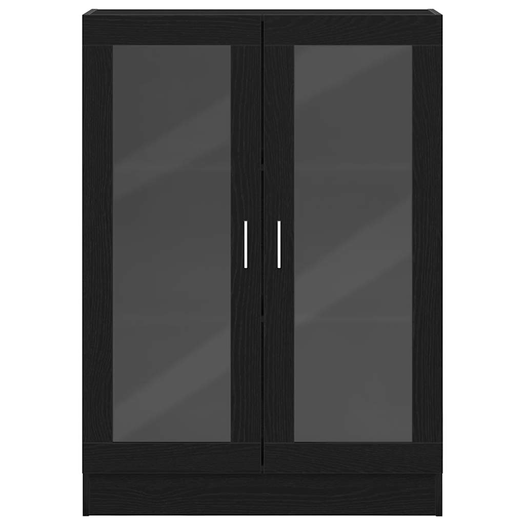 Ormar za knjige crni hrast 82,5x30,5x115 cm konstruirano drvo