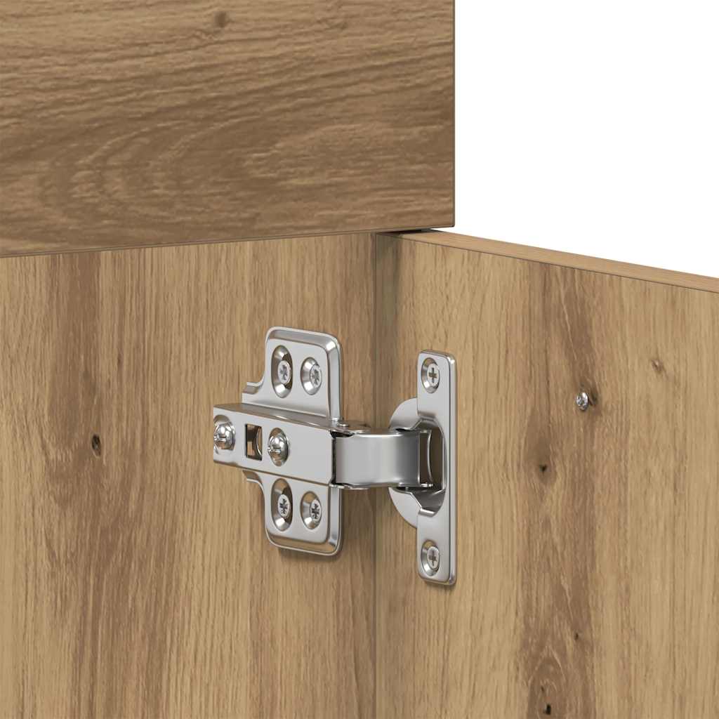 Ormarić za umivaonik u kupaonici Artisan hrast 60x38,5x46 cm Konstruirano drvo