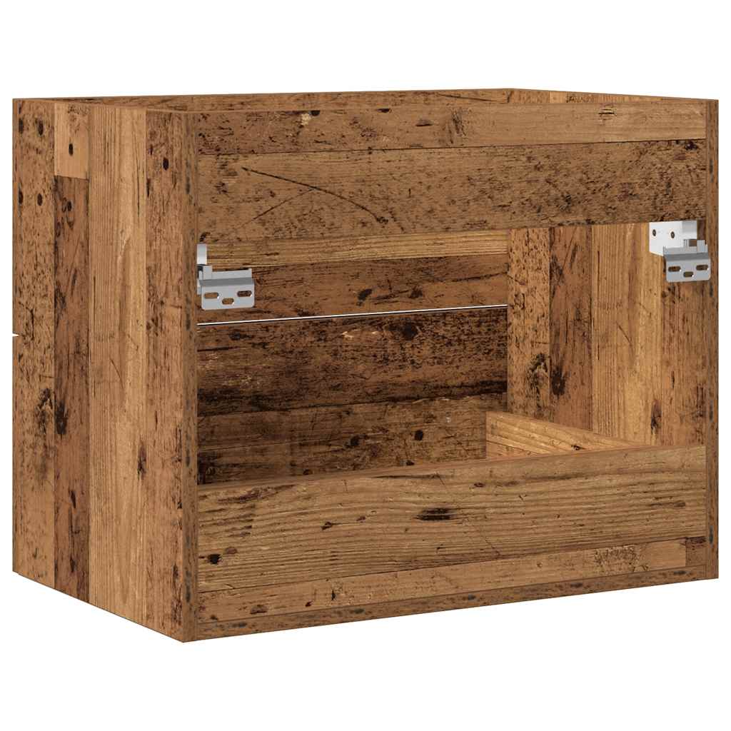 Ormarić za umivaonik u kupaonici, staro drvo, 60x38,5x48 cm, inženjerski drvo