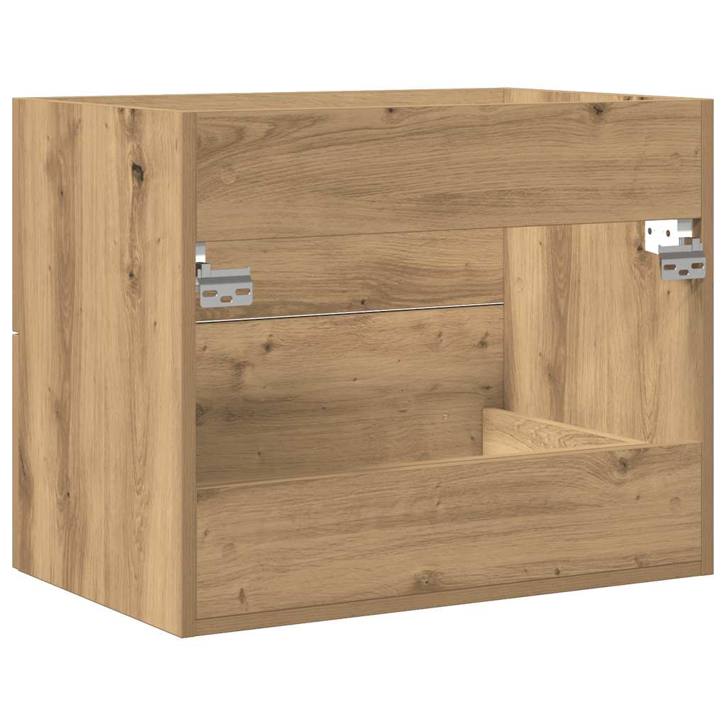 Ormarić za umivaonik u kupaonici Artisan hrast 60x38,5x48 cm Konstruirano drvo