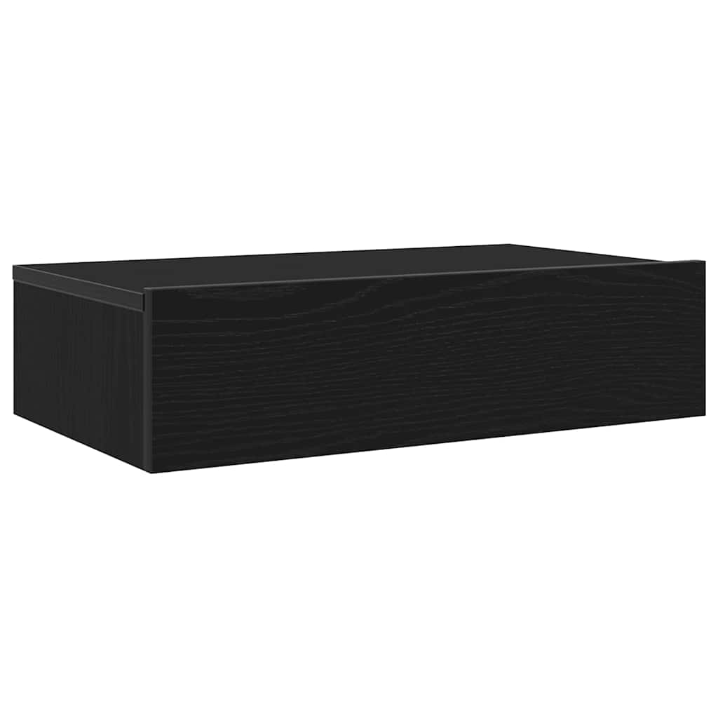 TV ormarić s LED svjetlima crni hrast 60x35x15,5 cm
