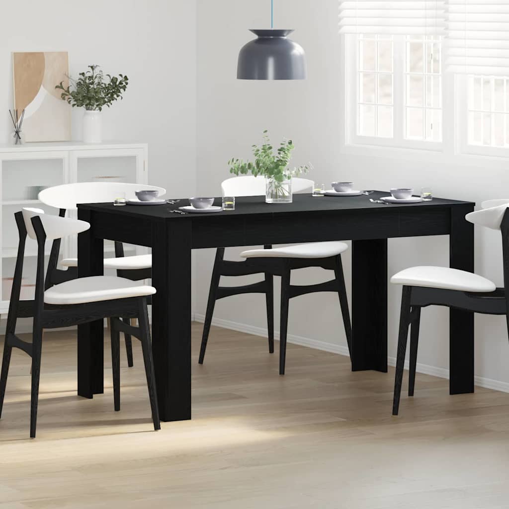 Stol za objedovanje Crni hrast 140 x 74,5 x 76 cm