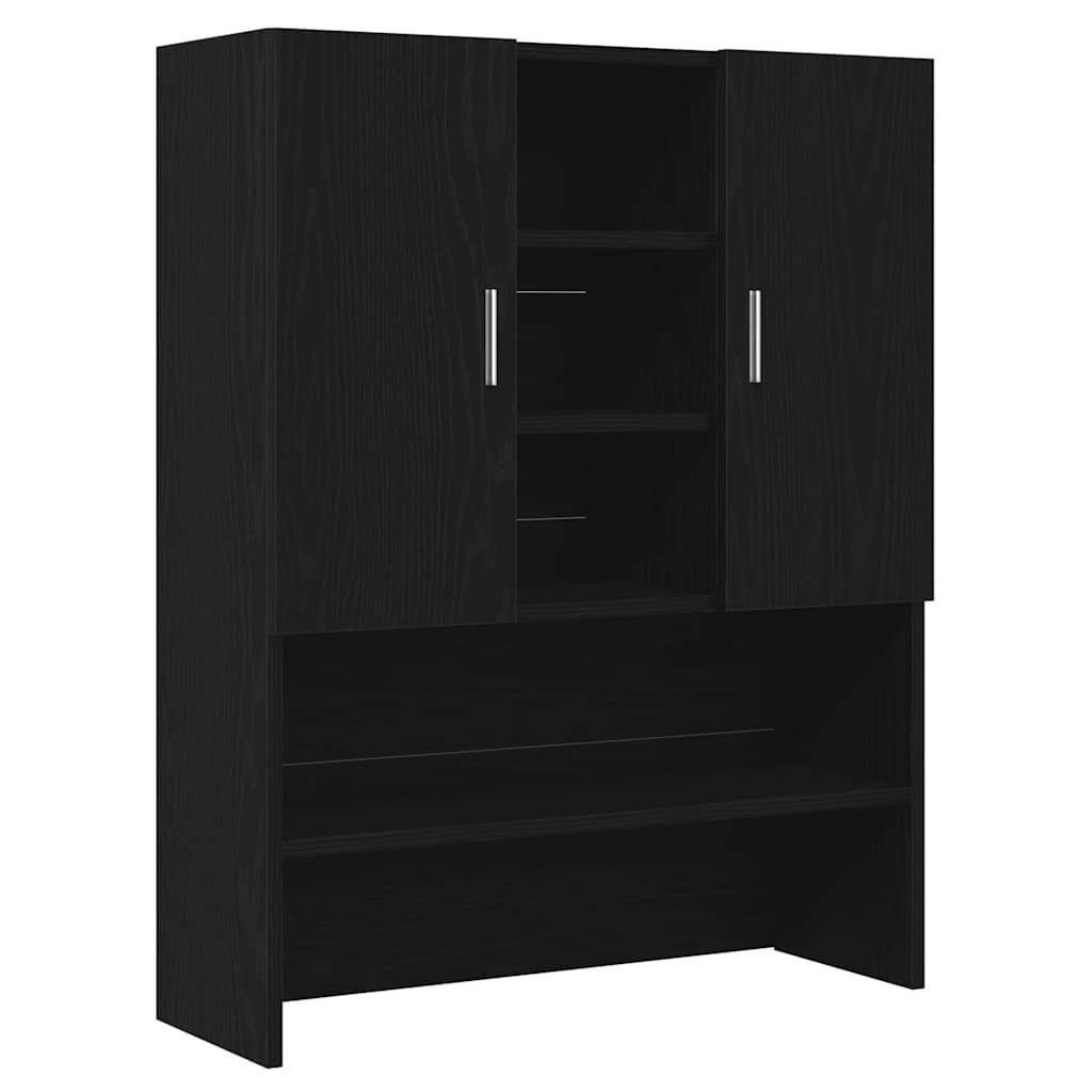 Ormarić za perilicu rublja crni hrast 70,5 x 25,5 x 90 cm