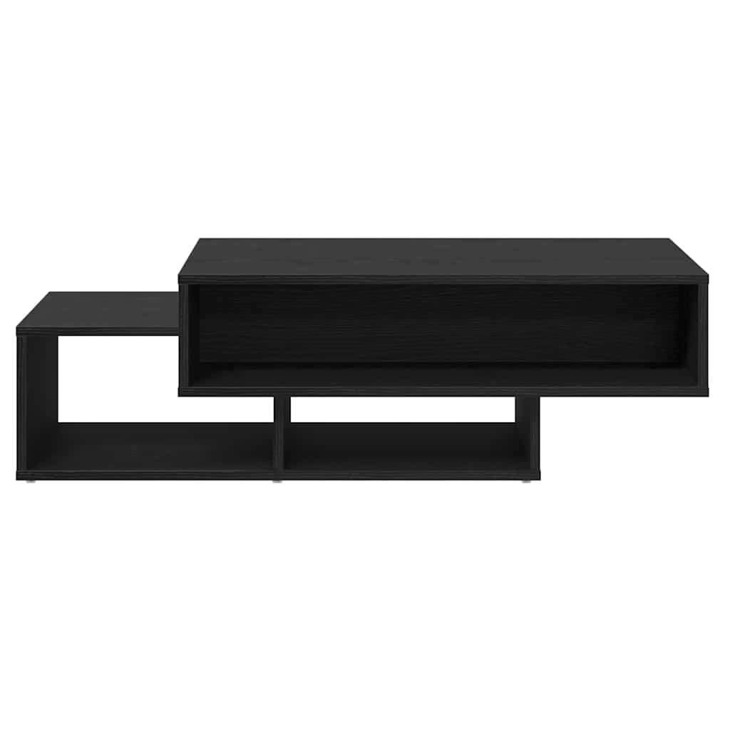 Klub stolić crni hrast 105x55x32 cm inženjerski drvo