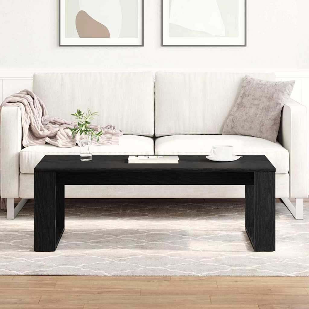 Kava Stol Crni hrast 102 x 50 x 35 cm Konstruirano drvo