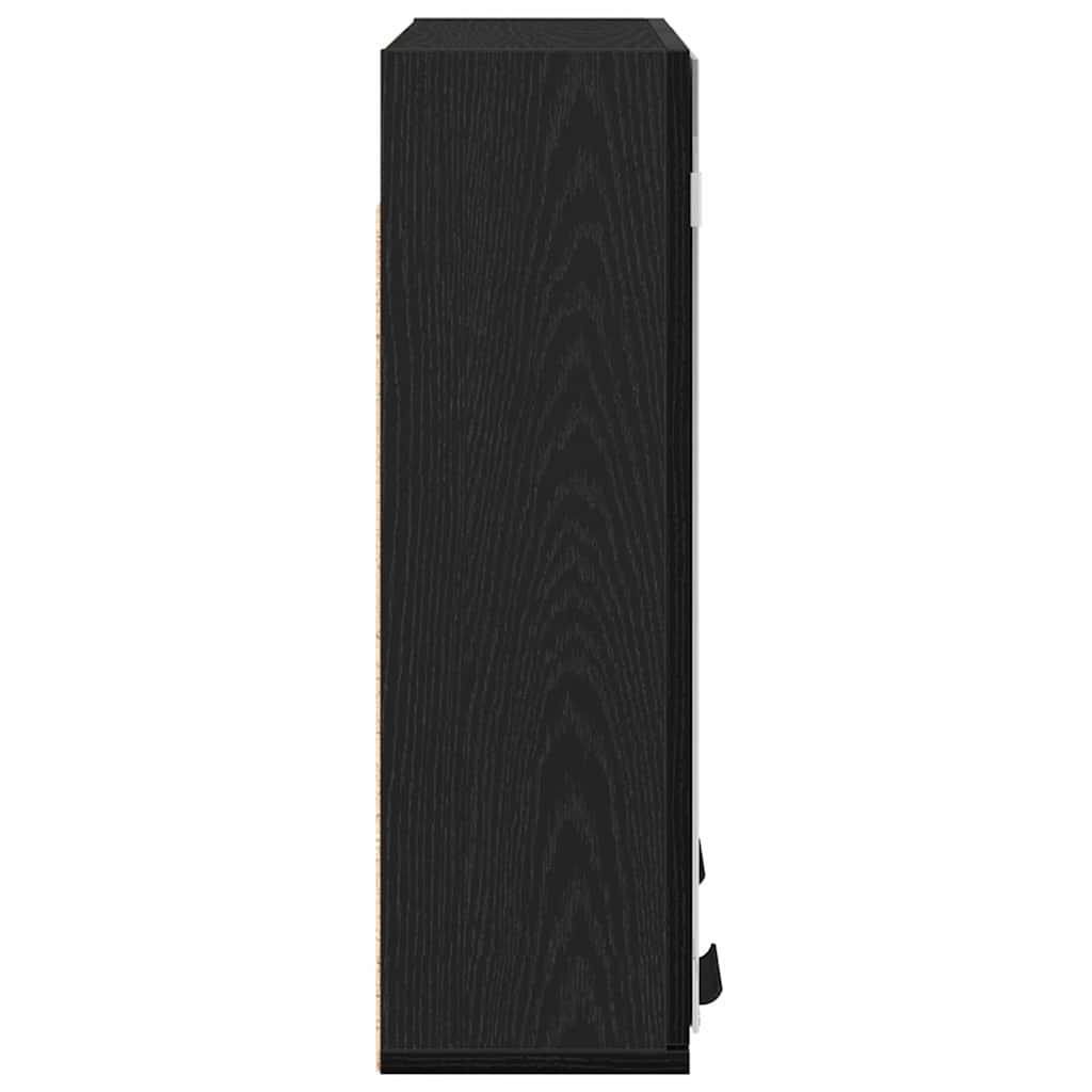 Ogledalo ormar Crni hrast 64 x 20 x 67 cm Konstruirano drvo