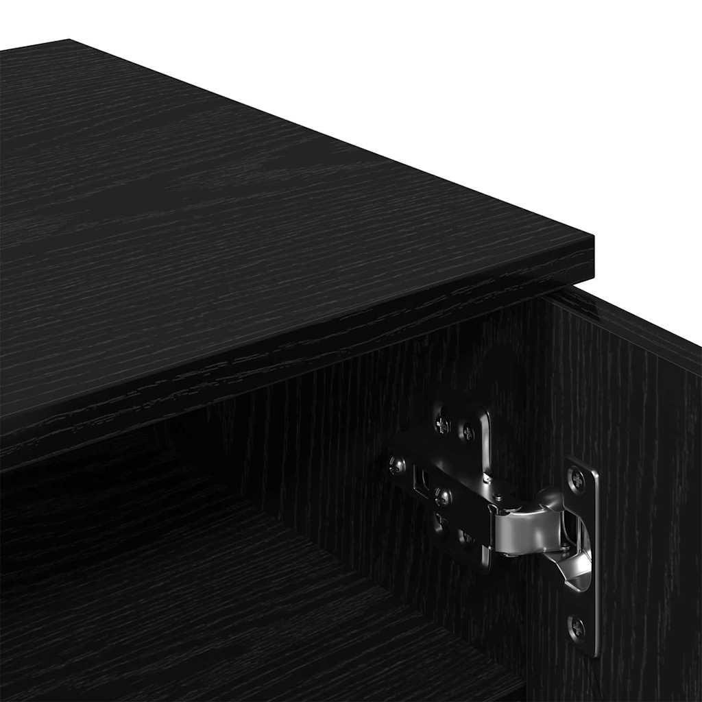 Ormar za cipele Crni hrast 59 x 35 x 70 cm Konstruirano drvo