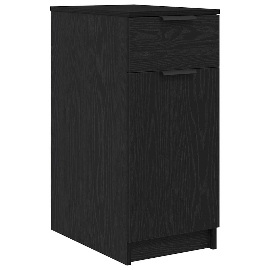 Uredski ormar Crni hrast 33 x 50 x 75 cm Konstruirano drvo