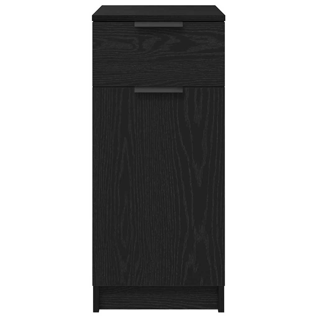 Uredski ormar Crni hrast 33 x 50 x 75 cm Konstruirano drvo