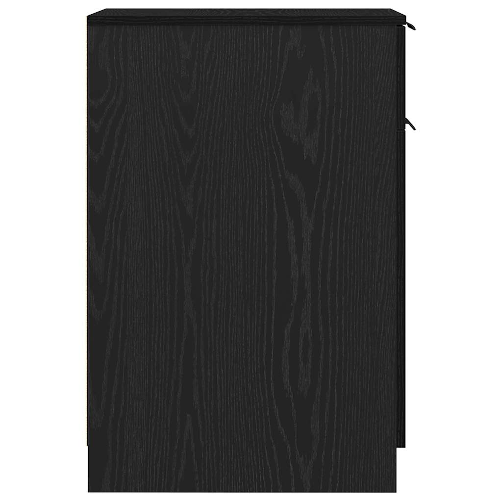 Uredski ormar Crni hrast 33 x 50 x 75 cm Konstruirano drvo