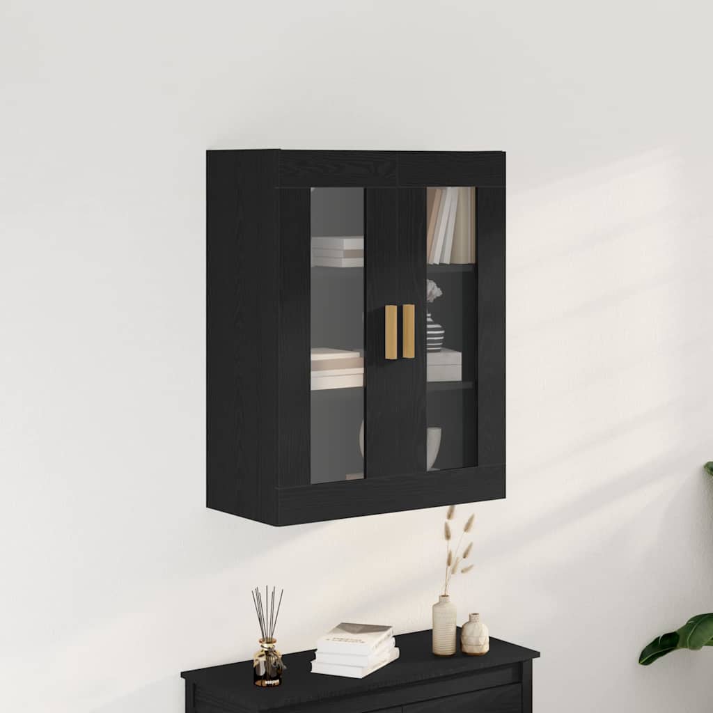 Ormar za Zid Crni hrast 69,5 x 34 x 90 cm Konstruirano drvo