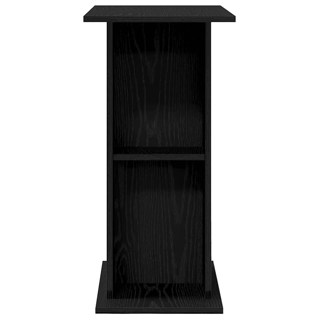 Stalak za akvarij crni hrast 75x36x72,5 cm Konstruirano drvo