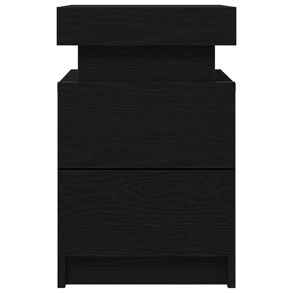 Noćni ormar Crni hrast 35 x 39 x 55 cm Konstruirano drvo