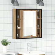 Ormarić za kupaonsko ogledalo Artisan hrast 60x16x60 cm Inženjersko drvo