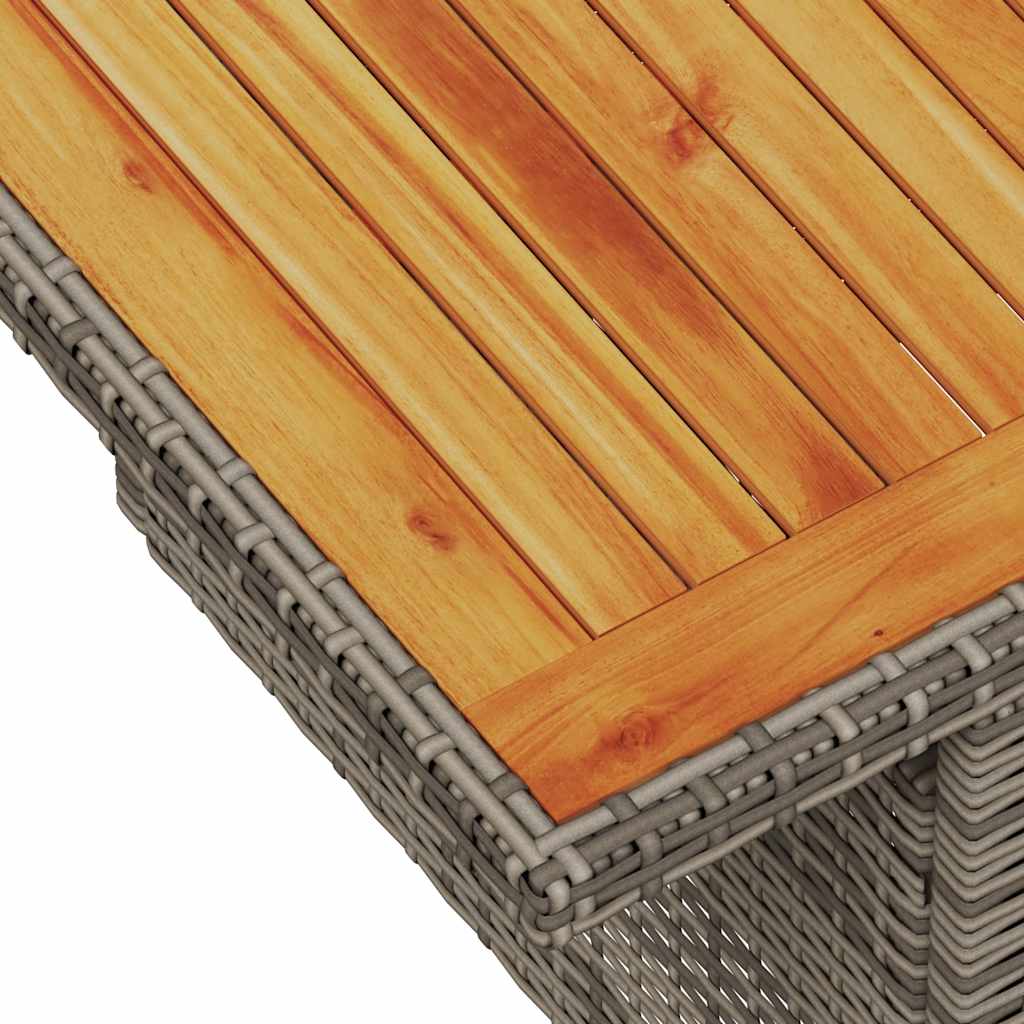 5-dijelna vrtna garnitura s jastucima siva