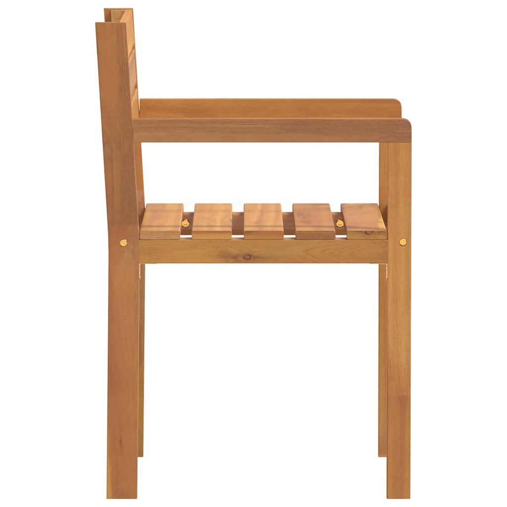 Vrtne stolice 2 kom 50x53x80 cm Masivno drvo akacije