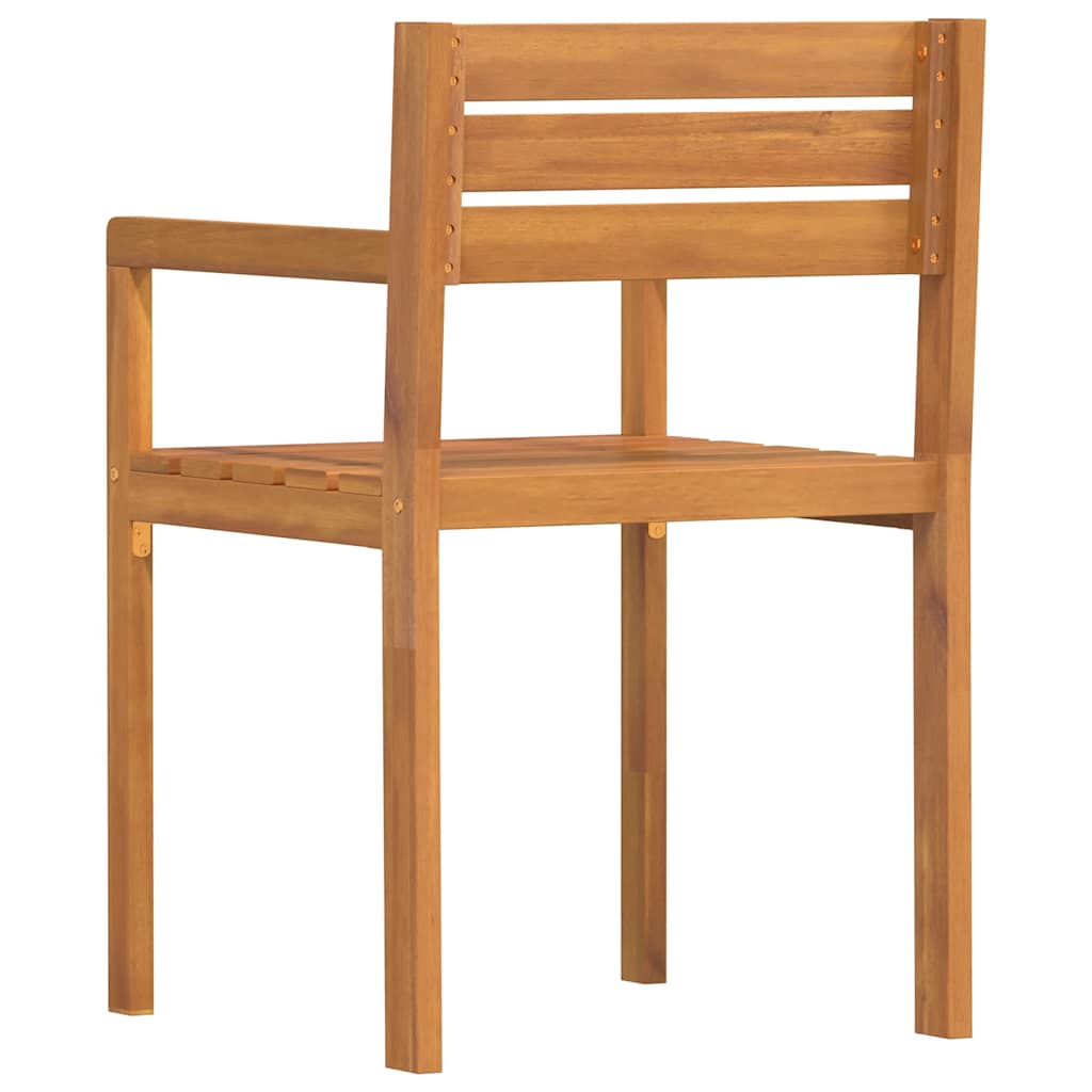 Vrtne stolice 2 kom 50x53x80 cm Masivno drvo akacije