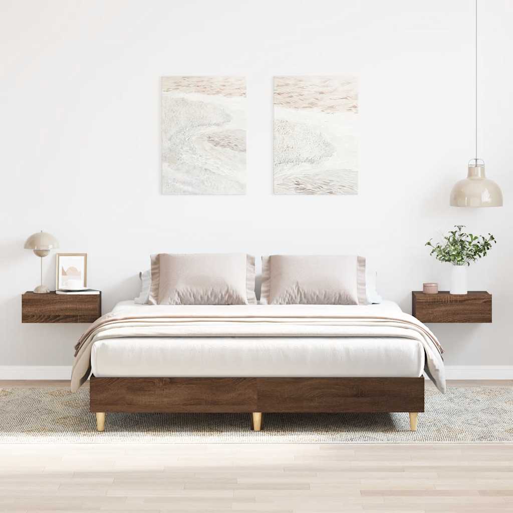 Okvir kreveta bez madraca 150x200 cm konstruiranog drva