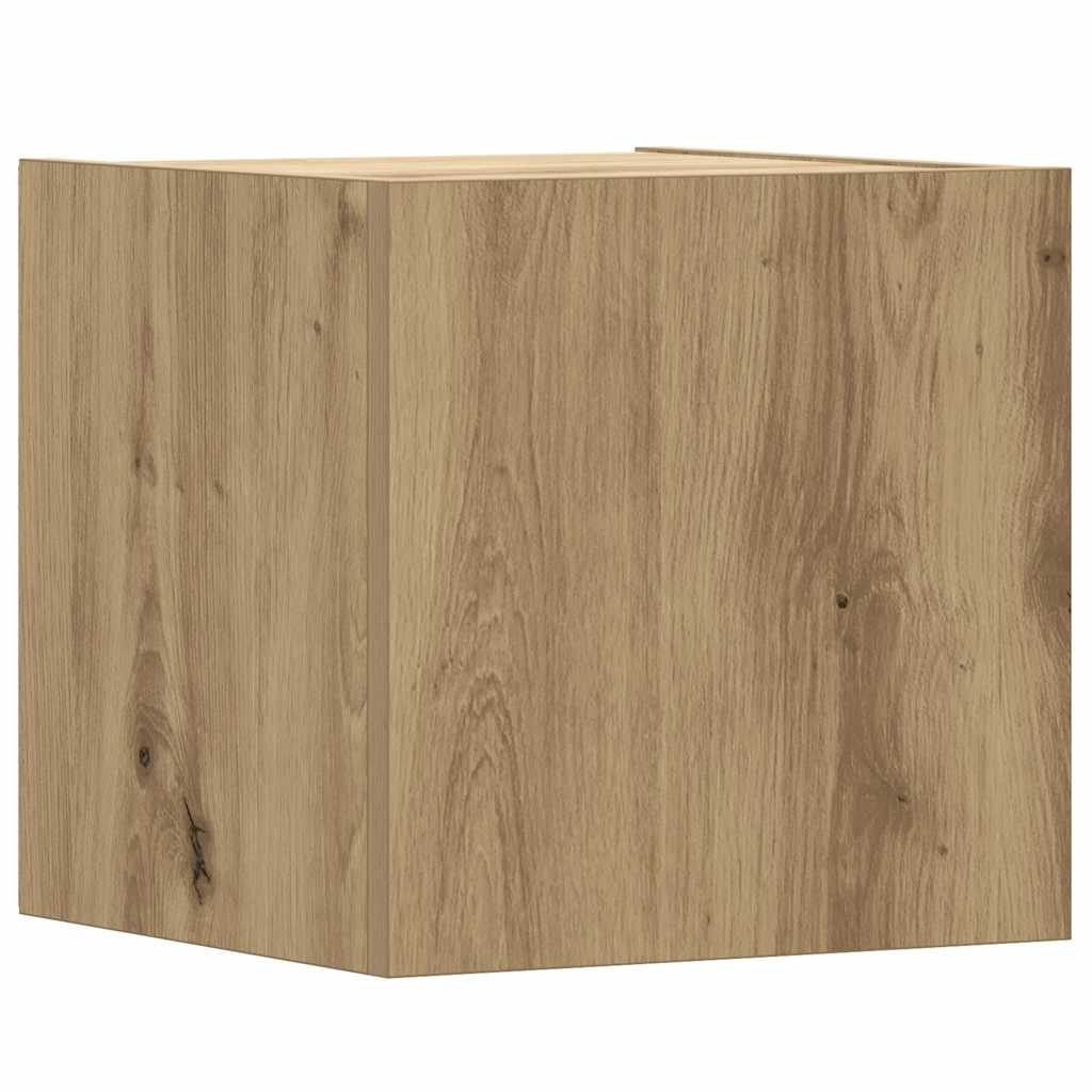 6-dijelni set TV ormarića montiran na zid Artisan Oak