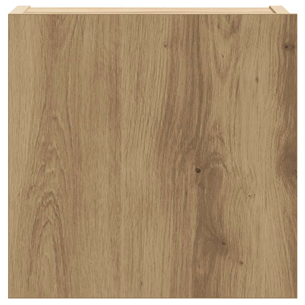 6-dijelni set TV ormarića montiran na zid Artisan Oak
