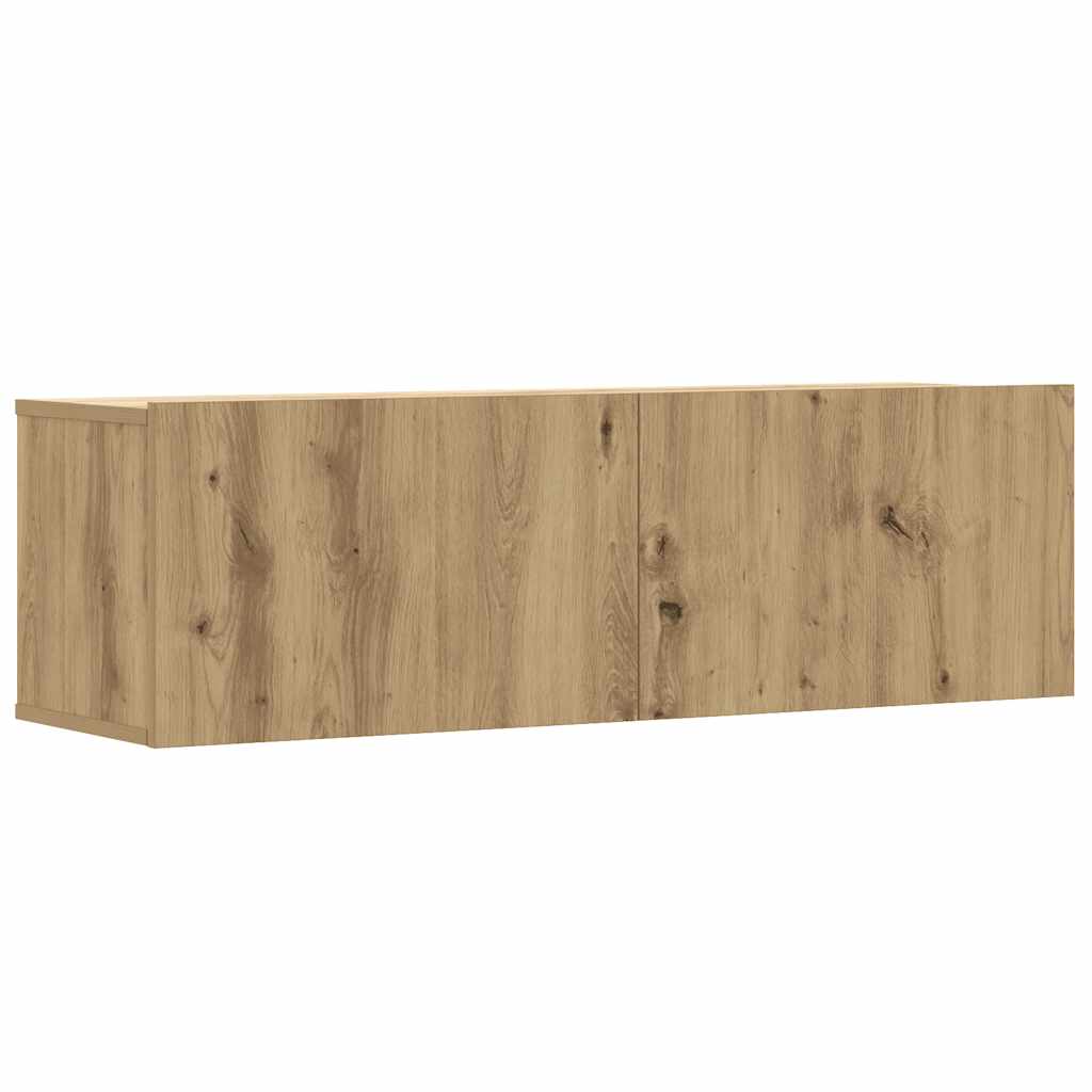 6-dijelni set TV ormarića montiran na zid Artisan Oak