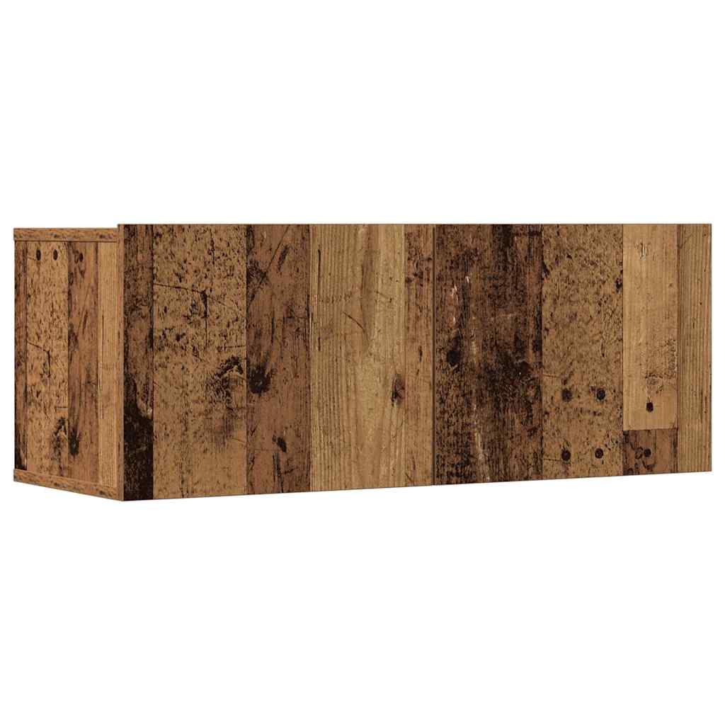 7-dijelni zidni set TV ormarić konstruirano drvo