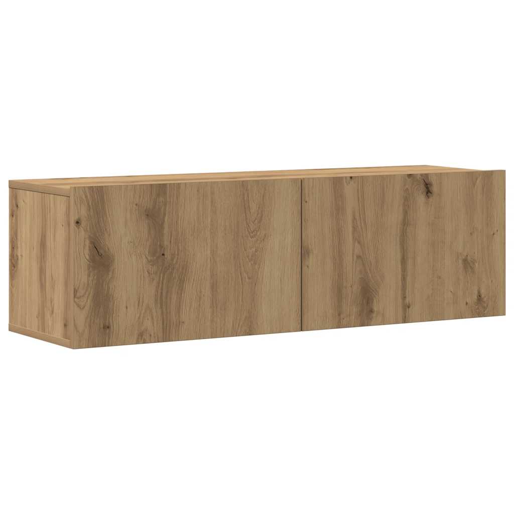 6-dijelni set TV ormarića montiran na zid Artisan Oak