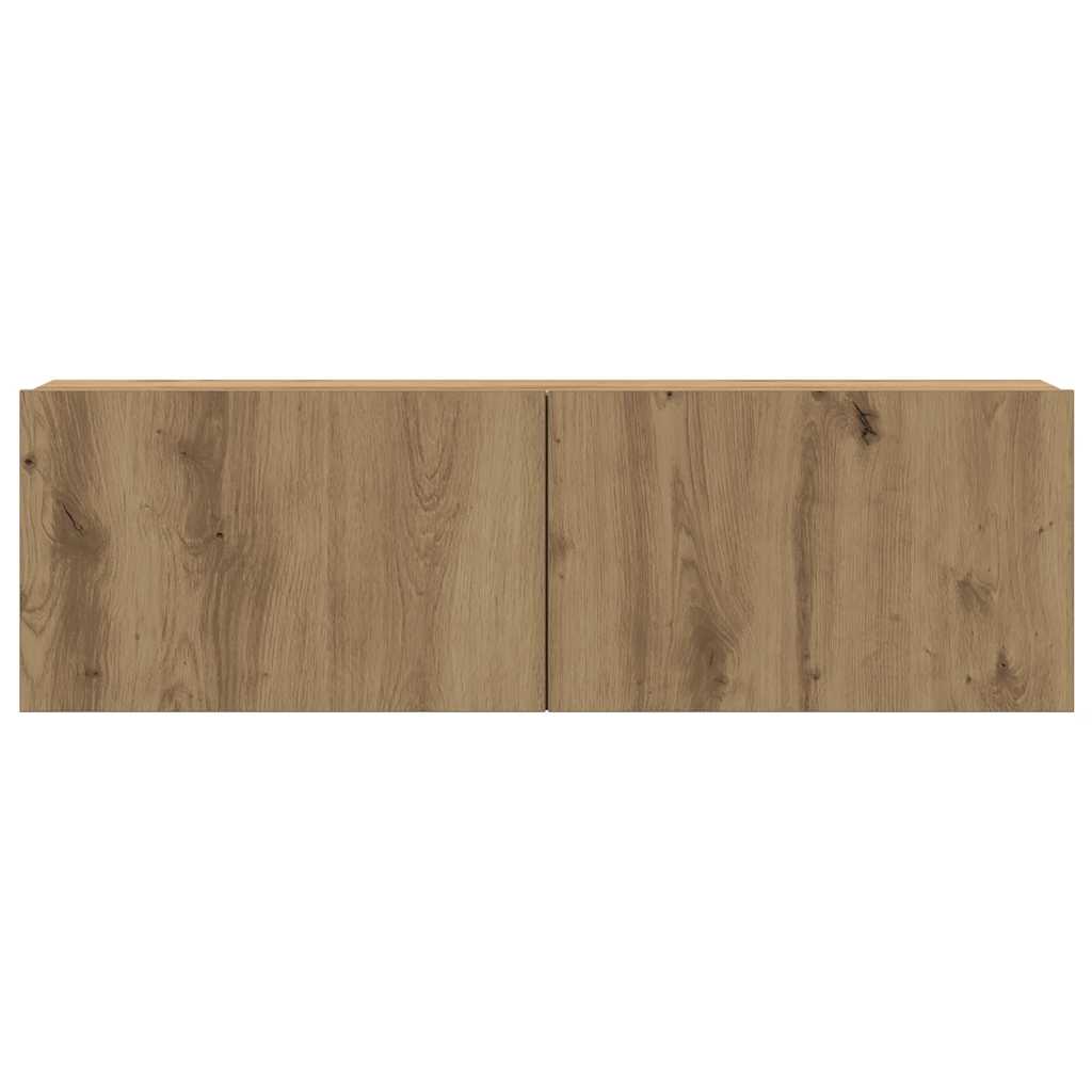 6-dijelni set TV ormarića montiran na zid Artisan Oak