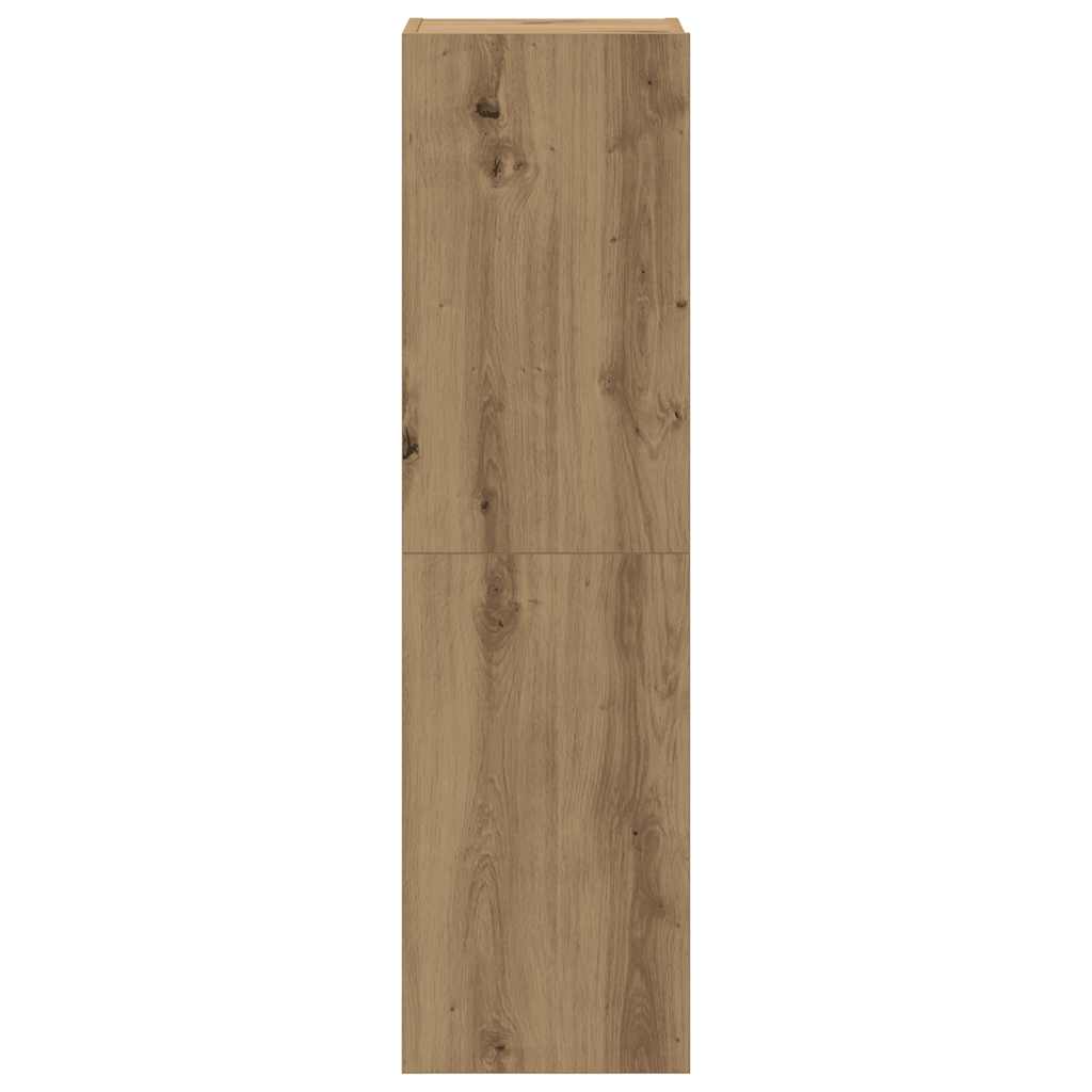 6-dijelni set TV ormarića montiran na zid Artisan Oak